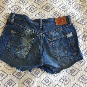 Levi 501 denim shorts